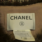 Chanel, White/Pink, Women's Collarless Tweed Jacket, Wool/Nylon/Acrylic, White/Pink