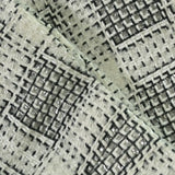 Chanel, White/Black/Silver, Women's Checkered Jacket, Cotton/Polyester/Acrylic/Nylon, White/Black/Silver