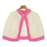 Chanel, Ivory/Pink, Women's Blouson Jacket, Cotton/Nylon/Polyester/Polyurethane, Ivory/Pink