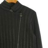 Chanel, Black, Women's Blouson Jacket, Wool, Black