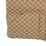 Gucci, Beige x Brown, Men's Down Jacket, Cotton Polyester Blend, Beige x Brown