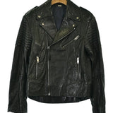 Gucci, Black, Men's Riders Blouson, Sheepskin Leather, Black