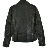 Gucci, Black, Men's Riders Blouson, Sheepskin Leather, Black