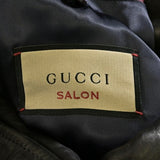 Gucci, Black, Men's Riders Blouson, Sheepskin Leather, Black