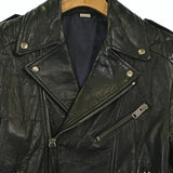 Gucci, Black, Men's Riders Blouson, Sheepskin Leather, Black