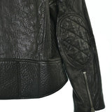 Gucci, Black, Men's Riders Blouson, Sheepskin Leather, Black