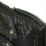 Gucci, Black, Men's Riders Blouson, Sheepskin Leather, Black