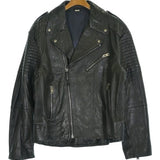 Gucci, Black, Men's Riders Blouson, Sheepskin Leather, Black