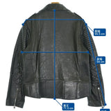 Gucci, Black, Men's Riders Blouson, Sheepskin Leather, Black