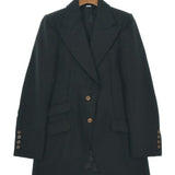 Gucci, Black, Women's Tailored Jacket, Wool Mohair Blend, Black