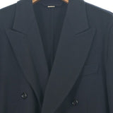 Gucci, Navy Blue, Men's Tailored Jacket, Wool Cashmere Blend, Navy Blue