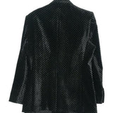 Gucci, Black x White, Men's Tailored Jacket, Rayon Silk Blend, Black x White