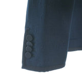 Gucci, Navy Blue, Men's Casual Jacket, Cotton Nylon Blend, Navy Blue