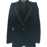 Gucci, Black, Women's Tailored Jacket, Cotton Blend, Black