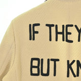 Gucci, Beige x Black, Men's Tailored Jacket, Cotton, Beige x Black