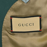 Gucci, Green, Men's Casual Jacket, Polyester Silk Blend, Green