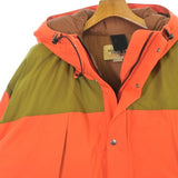 Gucci x The North Face, Orange x Khaki, Men's Down Jacket, Polyester, Orange x Khaki