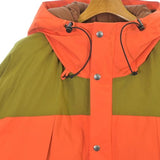 Gucci x The North Face, Orange x Khaki, Men's Down Jacket, Polyester, Orange x Khaki