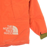 Gucci x The North Face, Orange x Khaki, Men's Down Jacket, Polyester, Orange x Khaki