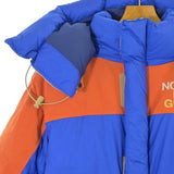 Gucci, Blue x Orange, Men's Down Jacket, Nylon, Blue x Orange