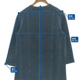 Gucci, Indigo, Women's Collarless Jacket, Cotton Denim, Indigo