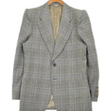 Gucci, Gray, Men's Tailored Jacket, Wool Linen Blend, Gray