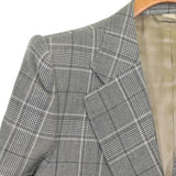 Gucci, Gray, Men's Tailored Jacket, Wool Linen Blend, Gray