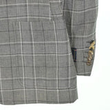 Gucci, Gray, Men's Tailored Jacket, Wool Linen Blend, Gray