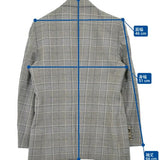 Gucci, Gray, Men's Tailored Jacket, Wool Linen Blend, Gray
