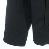 Gucci, Black, Men's Wool Twill Zip-Over Shirt Blouson, Polyester Wool Blend, Black