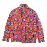 Gucci, Orange x Blue x Green, Men's Down Jacket, Nylon, Orange x Blue x Green