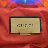 Gucci, Orange x Blue x Green, Men's Down Jacket, Nylon, Orange x Blue x Green