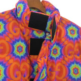 Gucci, Orange x Blue x Green, Men's Down Jacket, Nylon, Orange x Blue x Green