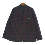 Gucci, Navy x Red x Green, Men's Casual Jacket, Wool Nylon Blend, Navy x Red x Green
