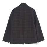 Gucci, Navy x Red x Green, Men's Casual Jacket, Wool Nylon Blend, Navy x Red x Green