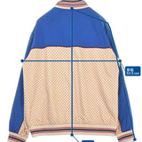Gucci, Beige x Blue x Brown, Women's Blouson, Polyester Cotton Blend, Beige x Blue x Brown