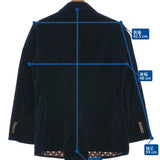 Gucci, Navy Blue, Men's Tailored Jacket, Cotton Rayon Blend, Navy Blue