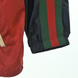 Gucci, Navy x Red x Green, Men's Blouson, Polyester, Navy x Red x Green