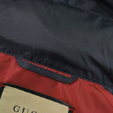 Gucci, Navy x Red x Green, Men's Blouson, Polyester, Navy x Red x Green