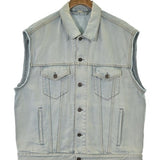 Gucci, Blue, Men's Denim Vest, Cotton, Blue