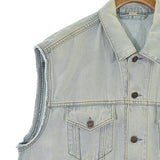 Gucci, Blue, Men's Denim Vest, Cotton, Blue