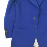 Gucci, Blue, Women's Tailored Jacket, Wool & Silk Blend, Blue