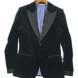Gucci, Black, Tailored Jacket, Cotton Blend, Black