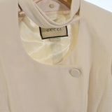 Gucci, Beige, Women's Tailored Jacket, Wool, Beige
