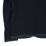 Gucci, Navy Blue, Men's Casual Jacket, Wool Cotton Blend, Navy Blue
