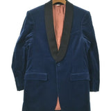 Gucci, Blue, Men's Tailored Jacket, Cotton Rayon Blend, Blue