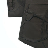 Gucci, Brown, Men's Tailored Jacket, Polyester Silk Blend, Brown