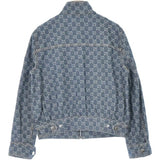 Gucci, Blue x White, Women's Denim Jacket, Cotton, Blue x White