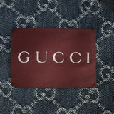 Gucci, Blue x White, Women's Denim Jacket, Cotton, Blue x White
