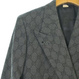 Gucci, Gray, Women's Tailored Jacket, Wool, Gray